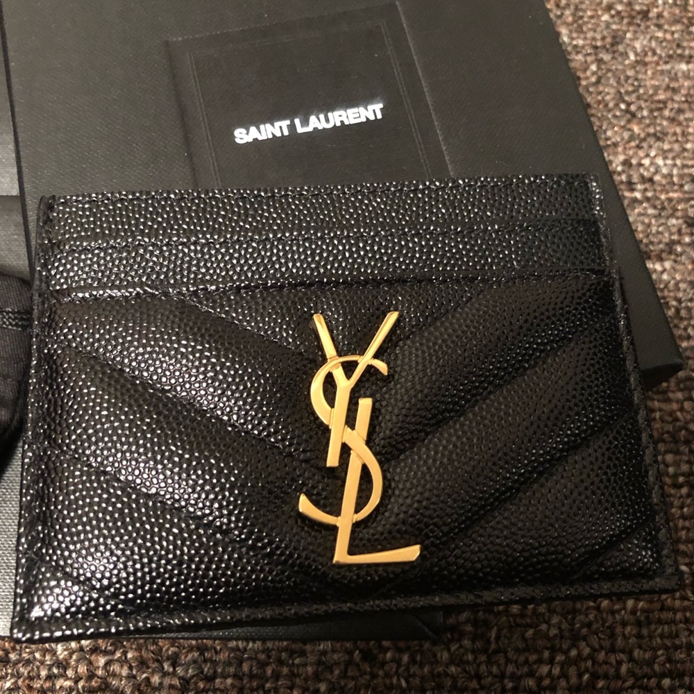 YSL Cardholder Never Used NWT